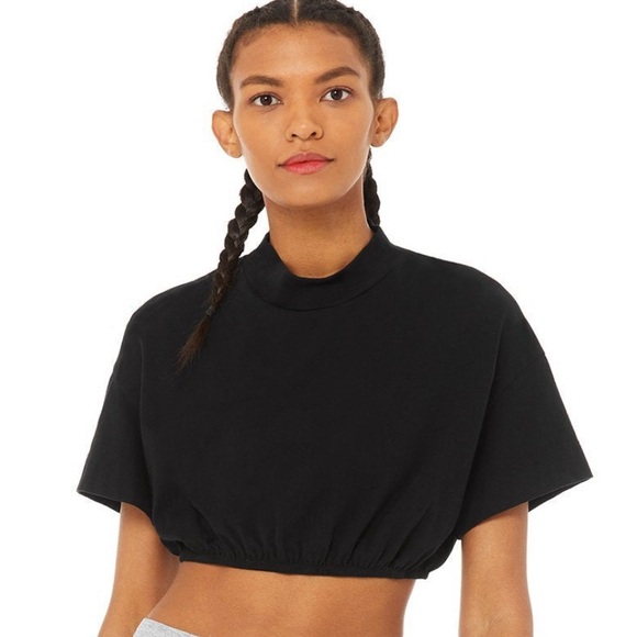 Alo kick it cropped tee black - Picture 2 of 2